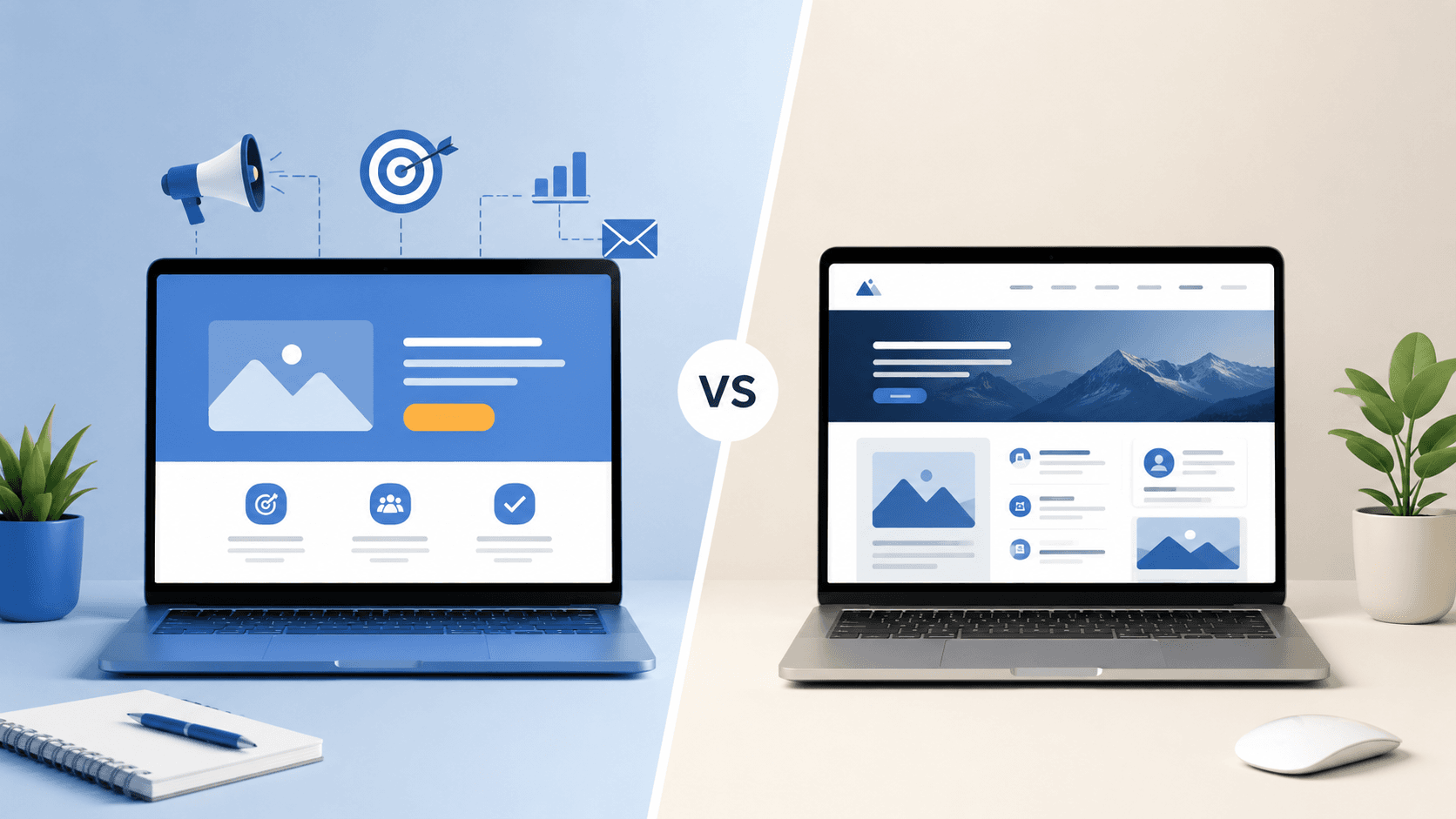 Landing Page vs Página Web: Diferencias y Usos
