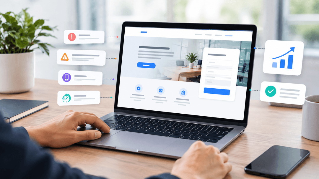 Los 10 errores más comunes en una Landing page que afectan las conversiones